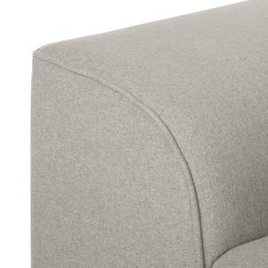 Sessel Jelsa (mit Hocker) Webstoff Grau