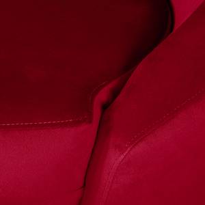 Fauteuil pivotant Baston Microfibre - Rouge rubis
