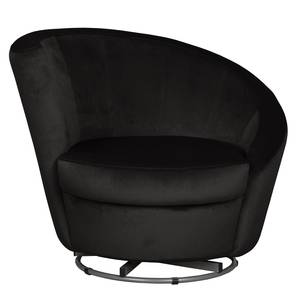 Fauteuil pivotant Baston Microfibre - Noir