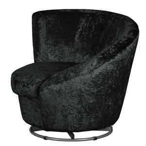 Fauteuil Baston Velours - Noir