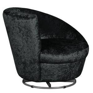 Fauteuil Baston Velours - Noir