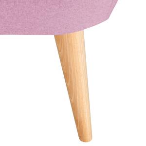 Fauteuil Bauro vilt Mauve