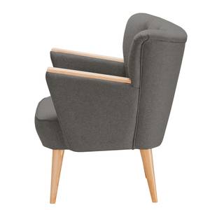 Fauteuil Bauro vilt Taupe