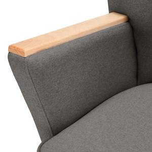 Fauteuil Bauro vilt Taupe