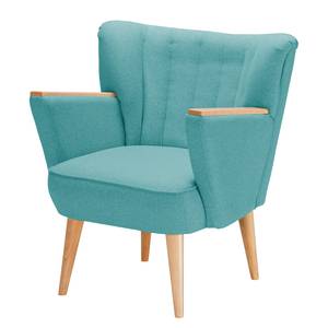 Fauteuil Bauro vilt Turquoise