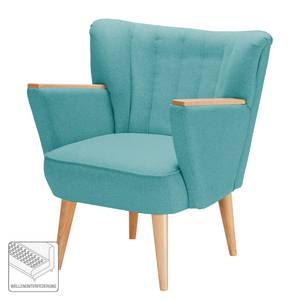 Fauteuil Bauro vilt Turquoise