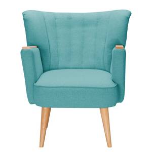 Fauteuil Bauro vilt Turquoise