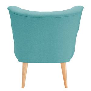 Fauteuil Bauro vilt Turquoise