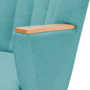 Fauteuil Bauro vilt Turquoise