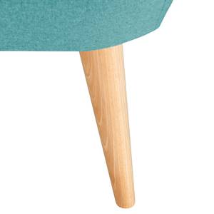 Fauteuil Bauro vilt Turquoise