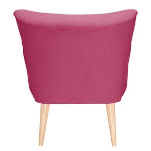 Fauteuil Bumberry met armleuningen Geweven stof Hanabi: Fuschia