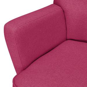 Fauteuil Bumberry met armleuningen Geweven stof Hanabi: Fuschia