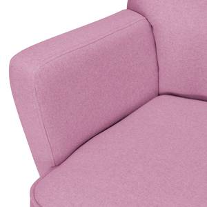 Fauteuil Bumberry met armleuningen Geweven stof Hanabi: Mauve