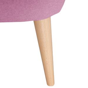 Fauteuil Bumberry avec accoudoirs Feutre - Tissu Hanabi: Mauve