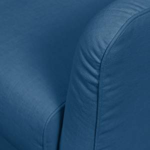 Fauteuil Bebour geweven stof - Blauw