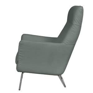 Fauteuil Bebour geweven stof - Grijs