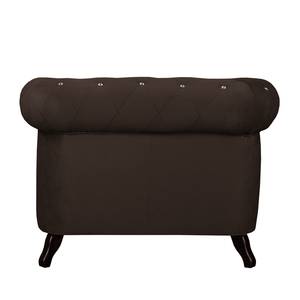 Fauteuil Benavente I Microfibre - Marron foncé