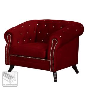 Fauteuil Benavente I microvezel Rood