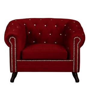 Fauteuil Benavente I microvezel Rood