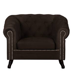 Fauteuil Benavente II microvezel Donkerbruin