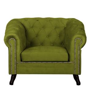 Fauteuil Benavente II Microfibre - Vert gazon