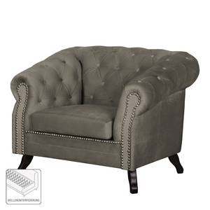 Fauteuil Benavente II Microfibre - Gris minéral