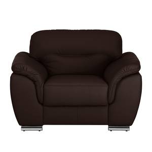 Fauteuil Benevent Cuir synthétique marron