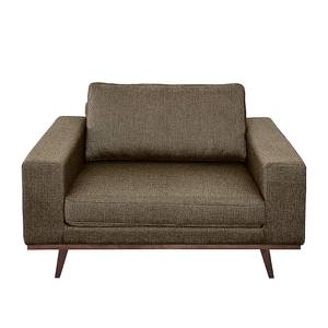 Fauteuil Billund Tissu structuré - Marron