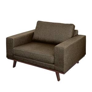 Fauteuil Billund Tissu structuré - Marron