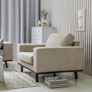 Fauteuil Billund structuurstof - Aardekleurig