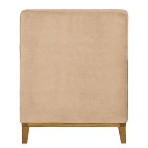 Sessel Blomma Samt Beige Eiche