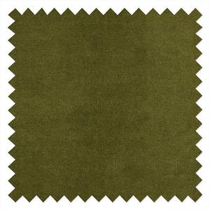 Fauteuil Blomma Velours - Vert olive - Chêne