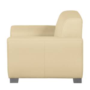 Fauteuil Bollon Imitation cuir - Beige chaud