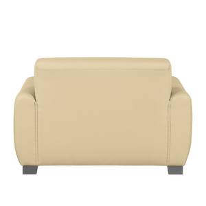 Fauteuil Bollon Imitation cuir - Beige chaud