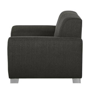 Fauteuil Bollon geweven stof - donkergrijs