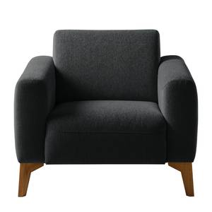 Fauteuil Bora II Tissu - Tissu Saia: Anthracite