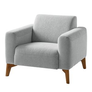 Fauteuil Bora II Tissu - Tissu Saia: Gris clair