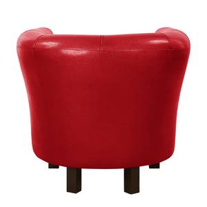 Fauteuil Bovalino Cuir synthétique - Rouge
