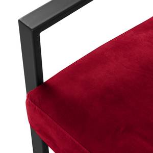 Fauteuil Brock I Velours - Rouge