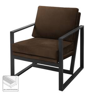 Fauteuil Brock II fluweel - Bruin