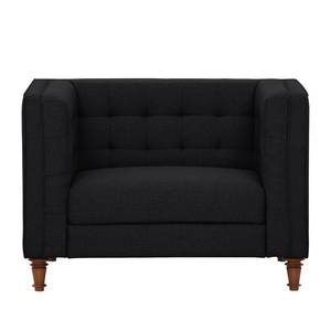 Fauteuil Buckingham Tissu Tissu Selva : Anthracite