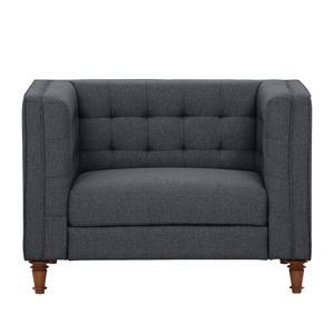 Fauteuil Buckingham Tissu Tissu Milan : Anthracite