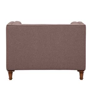 Fauteuil Buckingham Tissu Tissu Milan : Gris-Marron