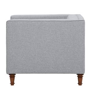 Fauteuil Buckingham Tissu Tissu Milan : Gris clair