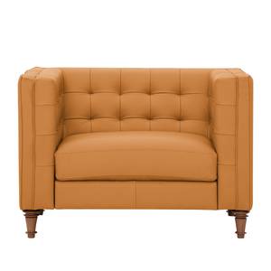 Fauteuil Buckingham echt leer Echt leer Gad: Cognackleurig I