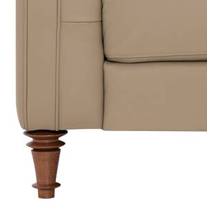 Fauteuil Buckingham Cuir véritable Cuir véritable Gad : Taupe