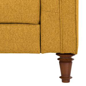 Fauteuil Buckingham geweven stof Stof Selva: Mosterdgeel