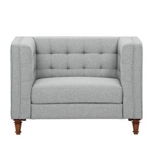 Fauteuil Buckingham Tissu Tissu Selva : Gris argenté