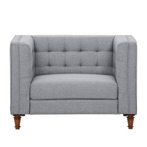 Fauteuil Buckingham Tissu Tissu Ramira : Argenté