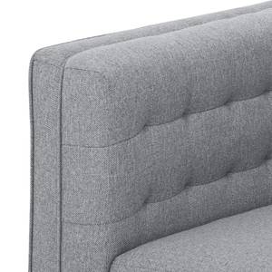 Fauteuil Buckingham geweven stof Stof Ramira: ilverkleurig